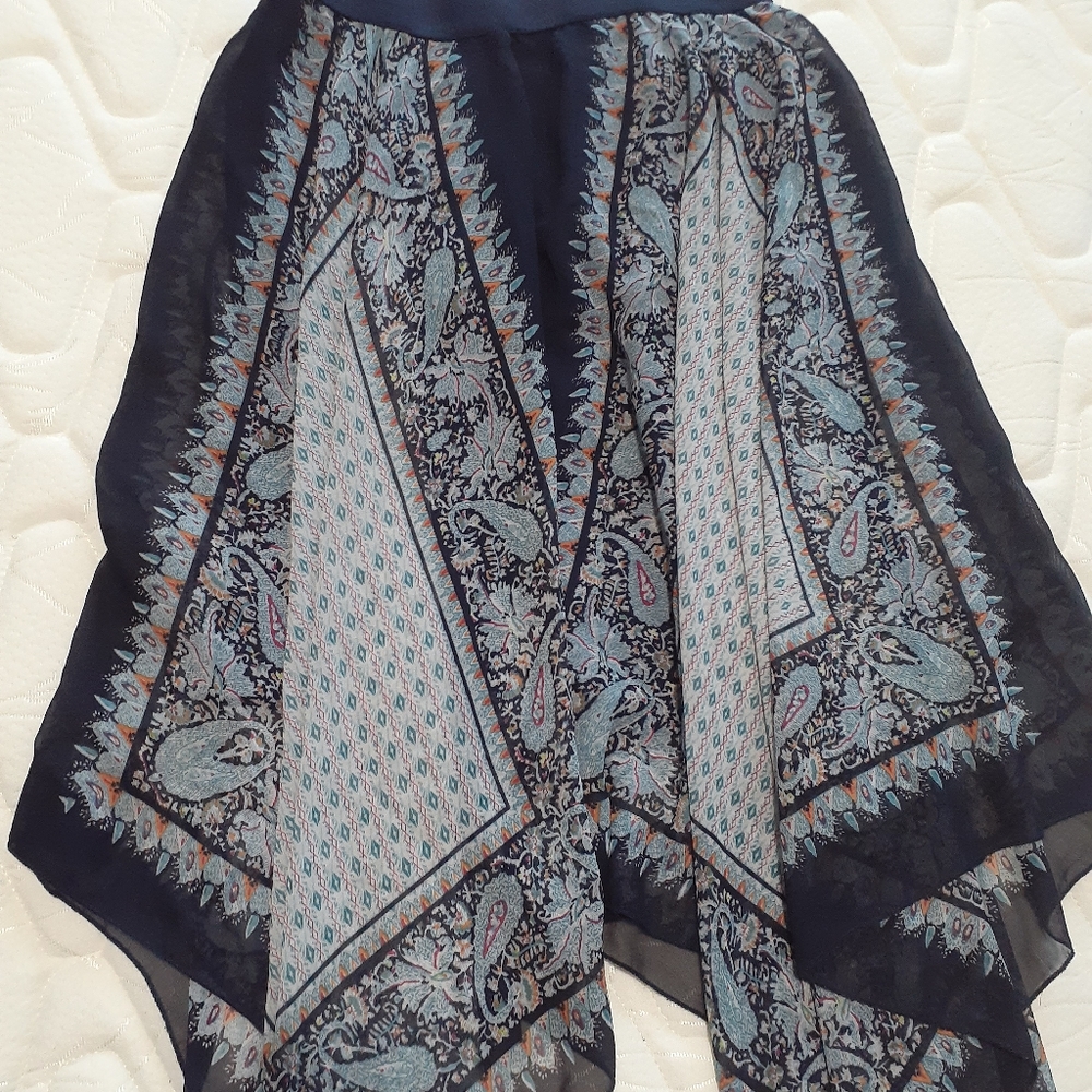 Metro Wear Long Medium Blue skirt